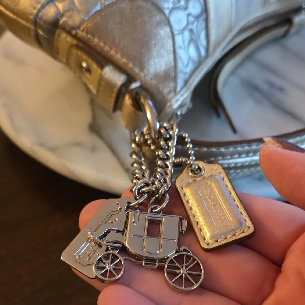 Coach Hobo 2008 Metallic Wave Patchwork Bag!  💕 - Picture 15 of 17
